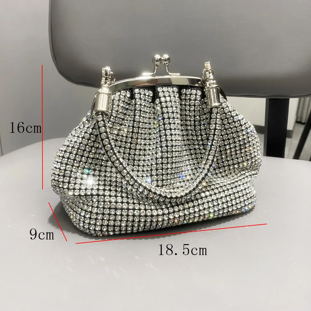 Luxury Designer Women Purse Handbags Ladies Evening Bags Rhinestone Clutch  Purse