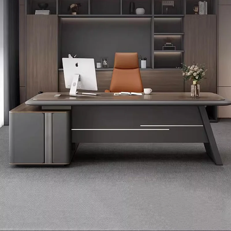 

Conference Secretary Office Desk Free Shipping Executive Adult Corner Office Desk Beauty Makeup Mesas Para Ordenador Furniture