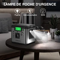 Kit SWAREY S500 Pro 518Wh + Panel Solar 100W — Generador Portátil, Onda Sinusoidal Pura 4