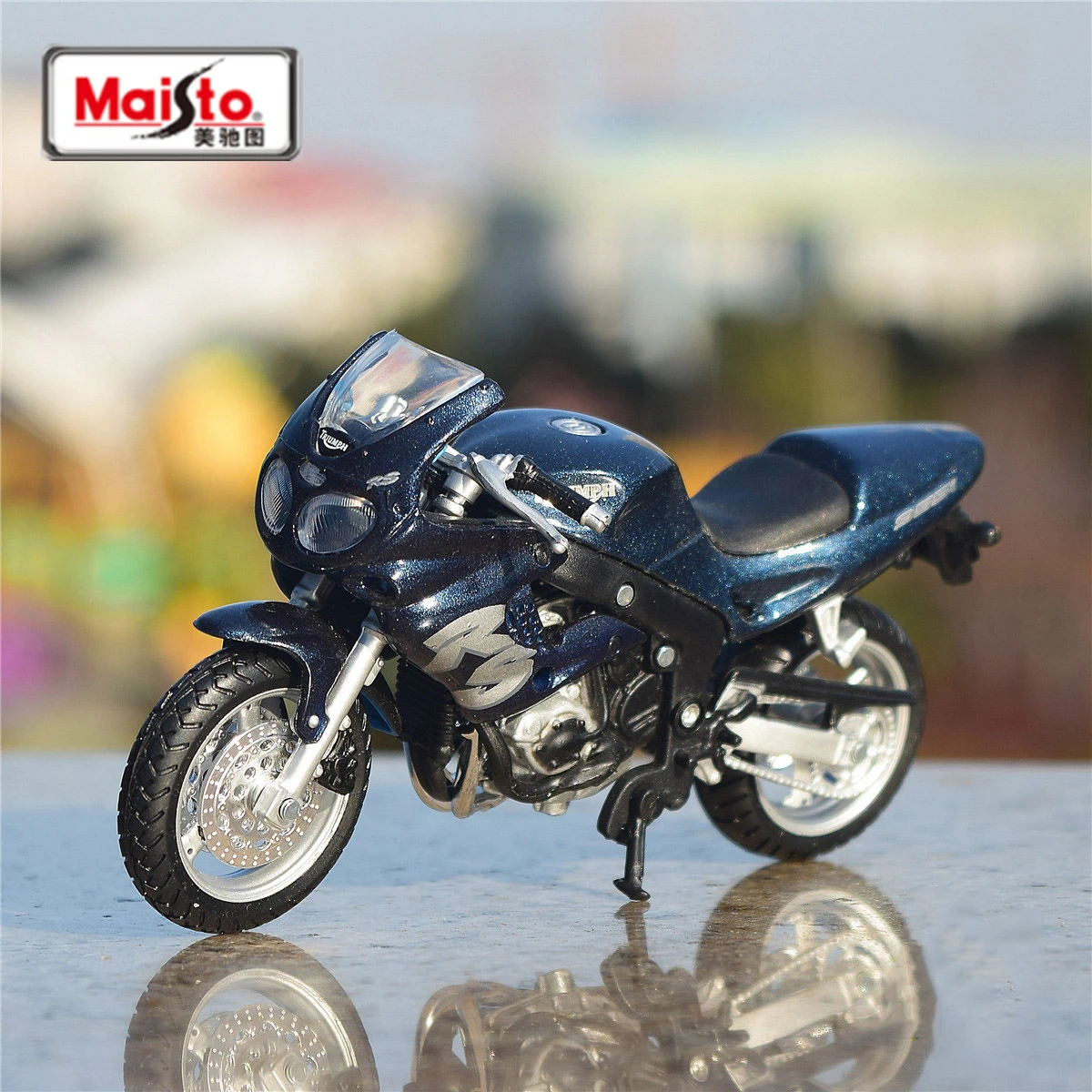 Maisto 118 Triumph Sprint Rs Alloy Motorcycle Model Diecast Metal Toy