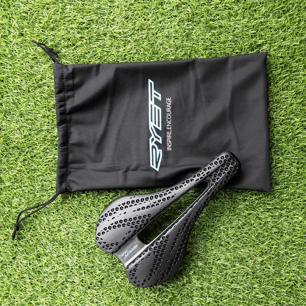 RYET カーボン 3D プリント自転車サドル 7*7 自転車クッション男性女性