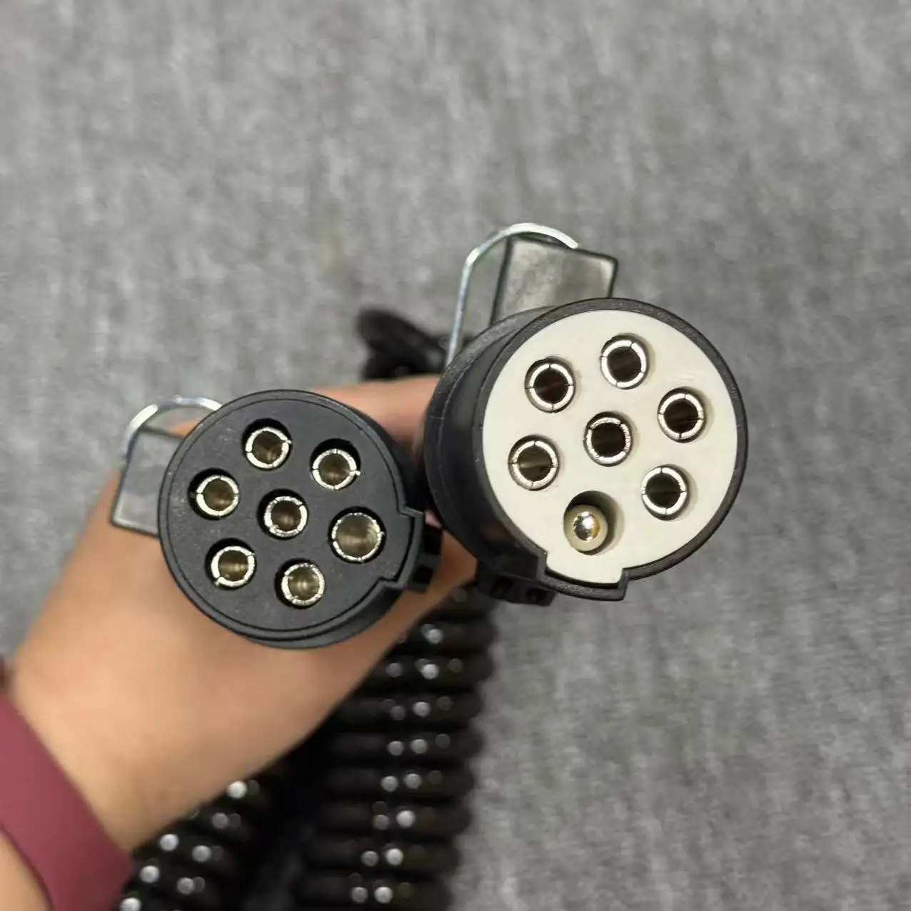 トレーラー用延長電源ケーブル,ボルボ,スカニア,ベンツ用接続