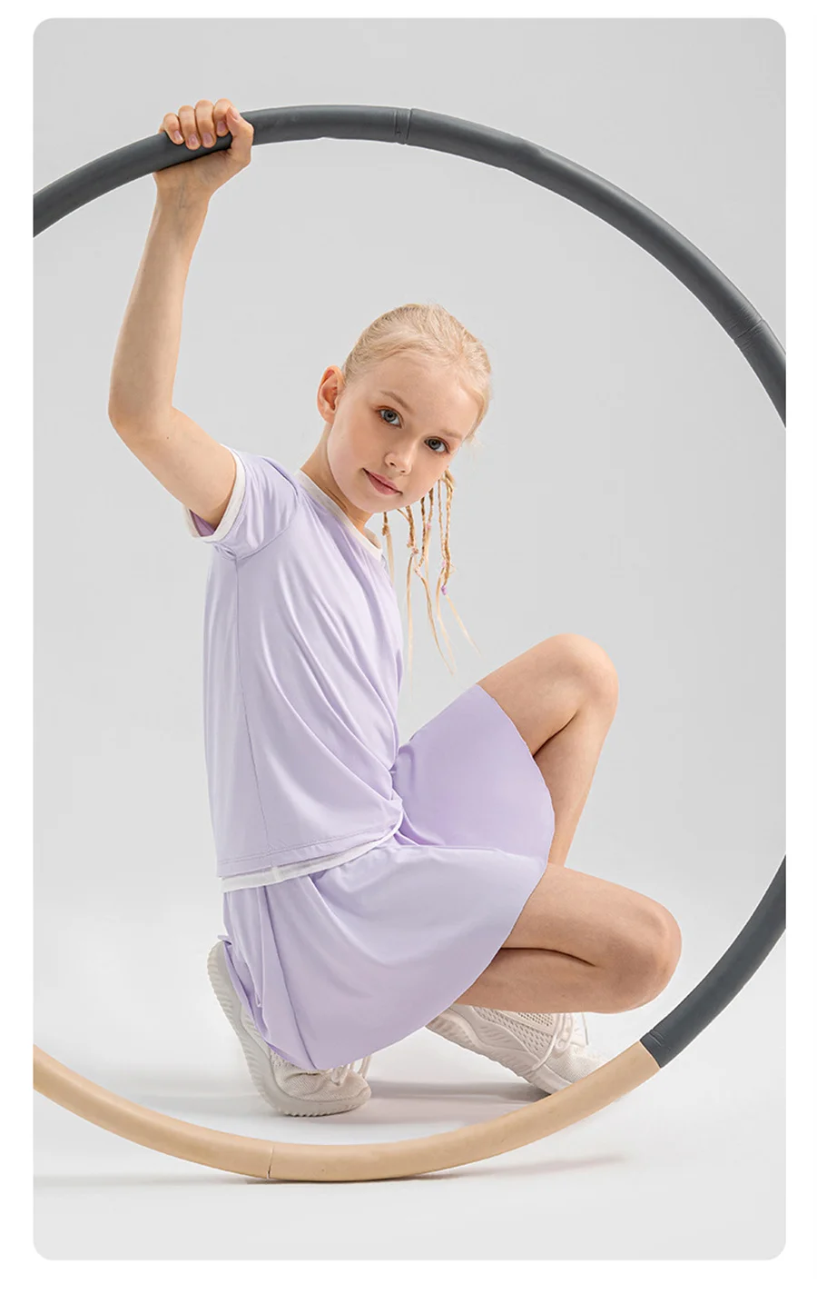 Children Golf Tennis Skirt With Shorts Girls Sport Skorts Running Dancing 2 In 1 Culottes Summer Athletic Breathable Cool Fabric 20 S741a605d668242eaa05491aefdc9d485q
