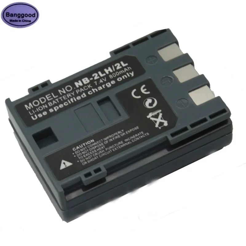 7.4V 800Mah Nb-2Lh Nb2Lh Nb 2Lh Nb-2L Nb2L Batteria Per Fotocamera Per Canon 350D 400D G7 G9 S30 S40 Eos Powershot S70 Optura 400