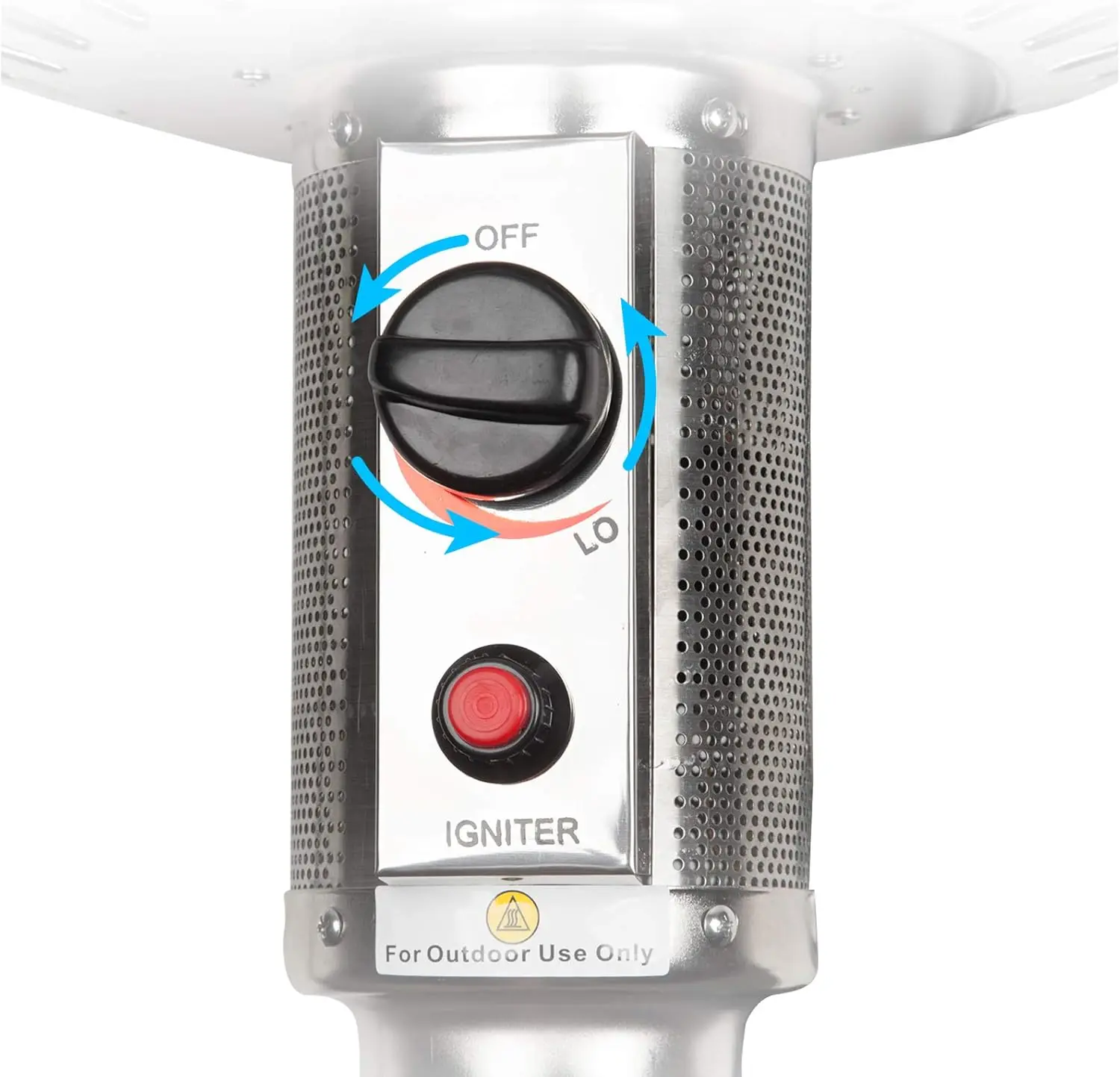 Outdoor Mushroom Heater Patio Propane 48,000 BTU for Outdoor Heating Deck Heater with Umbrella Dome