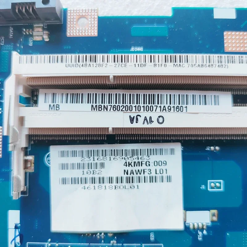 LA-4854P For Acer E525 E725 5734 5732 Laptop Motherboard NAWF3 MBN7602001 DDR3 Mainboard 5 LA-4854P For Acer E525 E725 5734 5732 Laptop Motherboard NAWF3 MBN7602001 DDR3 Mainboard - Image 3