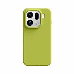 Fashionable Minimalist Liquid Silicone Shockproof Phone Case - Skin - Friendly Soft Back Cover for OPPO Find X8 Ultra (Pea Green)