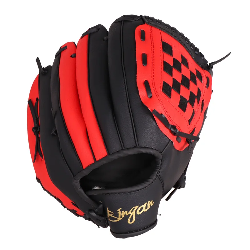Newly Baseball Gloves Thickened Adults Softball Protective Catcher Gloves  PVC Wear-resistant Sports Hand Protective Gear