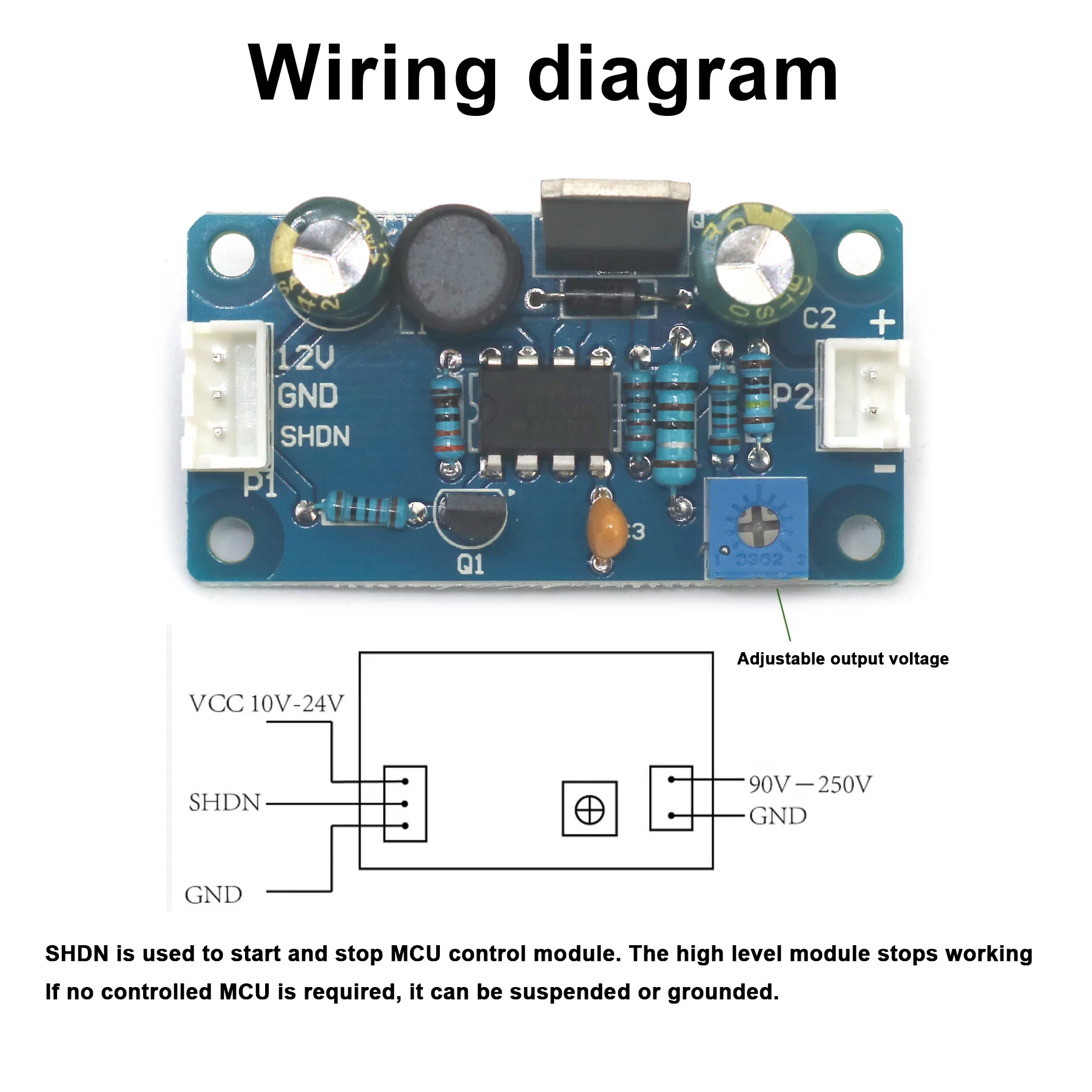 High Voltage DC Converter Module Board For NIXIE&Magic Eye Tube HV Power Supply Module 250V 6.3V Board Module - 7 High Voltage DC Converter Module Board For NIXIE&Magic Eye Tube HV Power Supply Module 250V 6.3V Board Module - 7