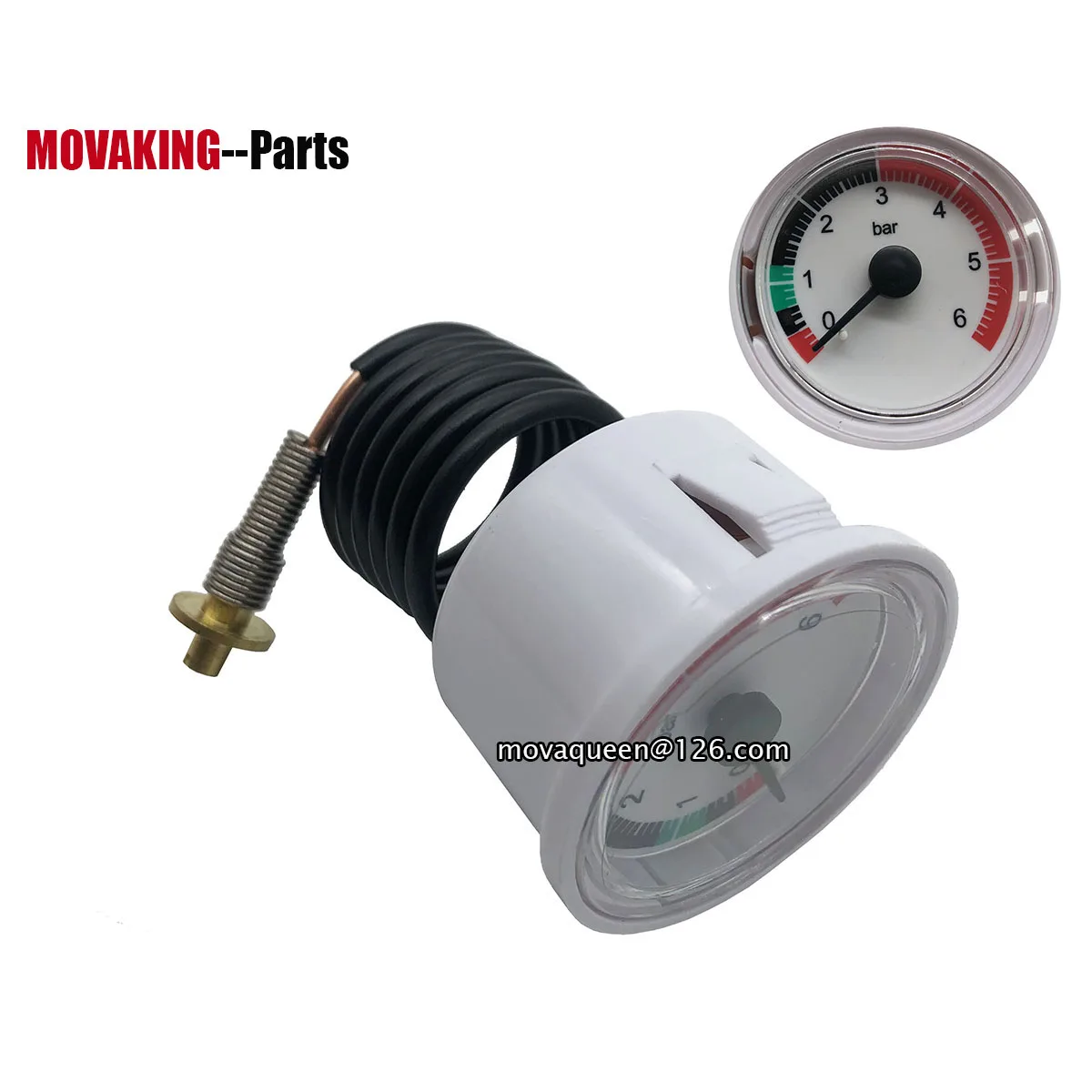 Parti Di Caldaie A Gas Gpl Ng Manometro A Vapore Capillare 0-6Bar Per La Sostituzione Delle Caldaie A Gas Rinnai