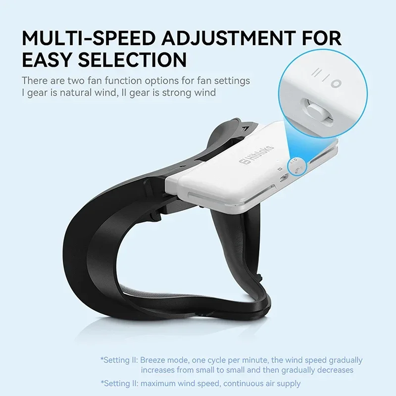 Hiblloks-máscara vr para Quest Fan Cooler Interface Facial Radiador Face Pad Aliviar o Nebulização da Lente Acessórios Oculus Quest 2 - Image 3