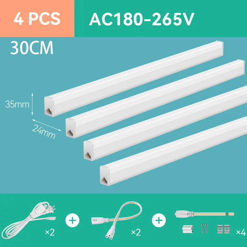 4PCS  Warm white