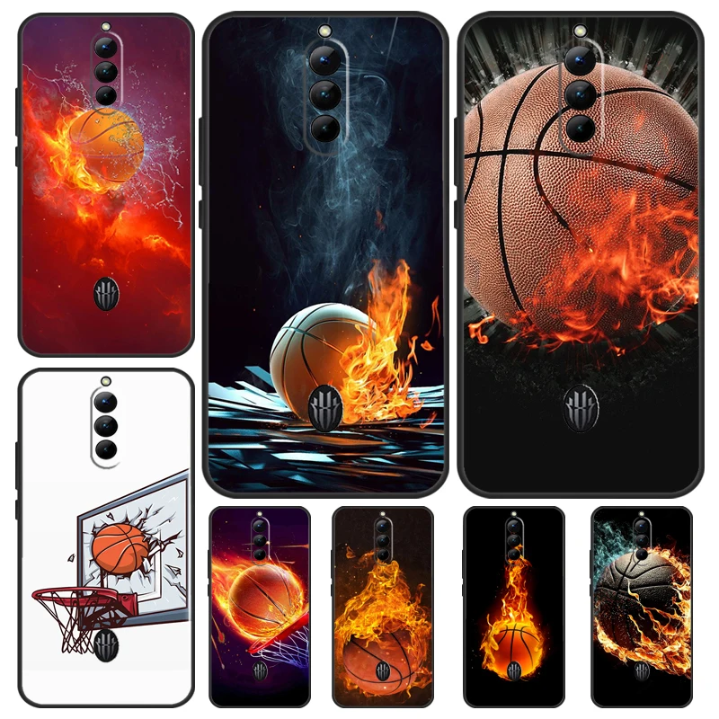 Custodia Per Telefono Basket On Fire Per Nubia Red Magic 8 Pro Redmagic 5G 5S 6R 6S 7S 8S Pro Plus 6 7 Pro Cover