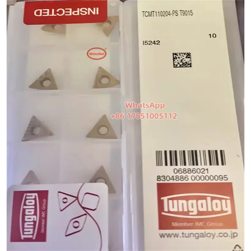 TUNGALOY TCMT090202 TCMT090204 TCMT110202 TCMT110204 TCMT110208 TCMT16T302 TCMT16T304 NS9530 T9115 Carbide Insert TCMT Inserts