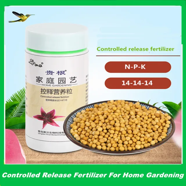250 G Szabályozott Kiadású Műtrágya Otthoni Kertészkedés Lassú Felszabadító Granulátum Általános Alapú