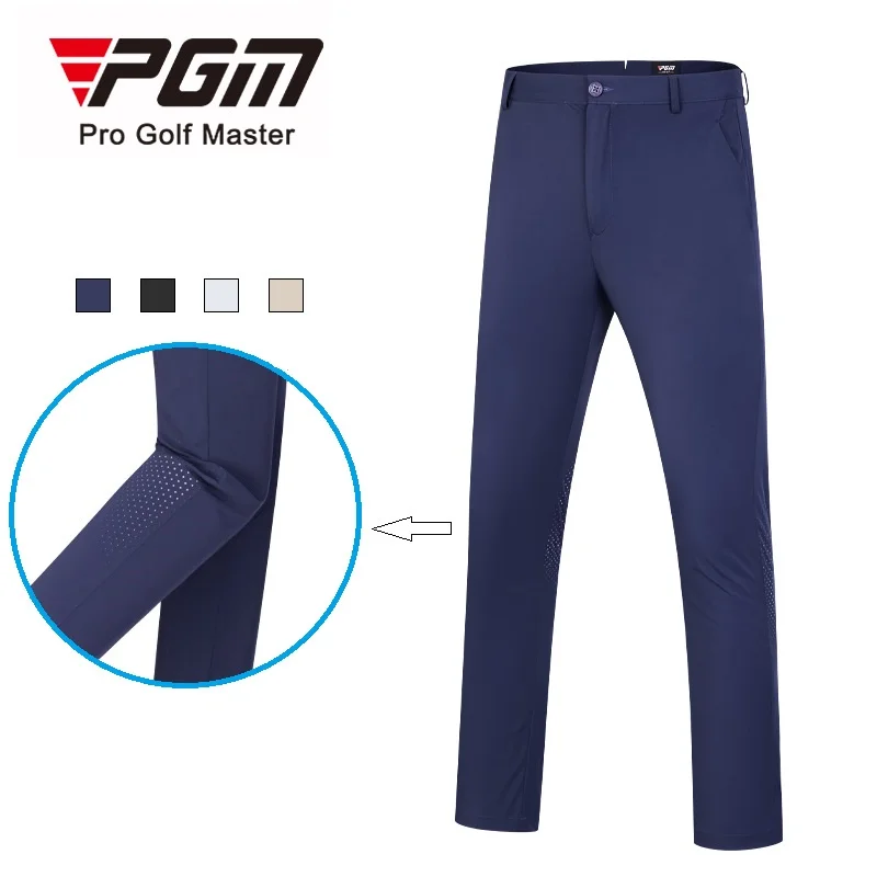

PGM Golf Pants Breathable Hole Design 4 Color Men Mid Waist Straight Trousers with Quick Dry XXS To XXXL Plus Size for Summer