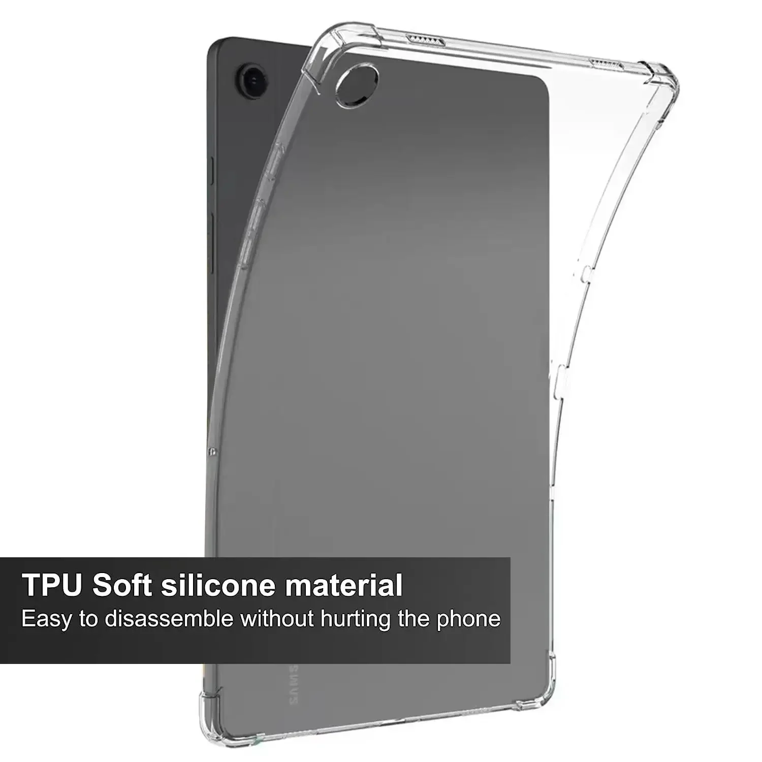 Shockproof Airbag Silicone Tablet Case with Flexible Shell