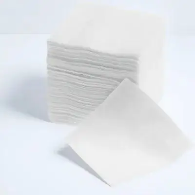 100Pcs 메이크업 리무버 패드 일회용 사각형 얇은 부직포 페이셜 클렌징 패드..