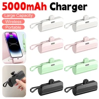 Charger Wireless Capsule 5000mAh Capacity Mobile Phone Power Bank Portable PowerBank Charger Plug External Battery Charger Anker 1