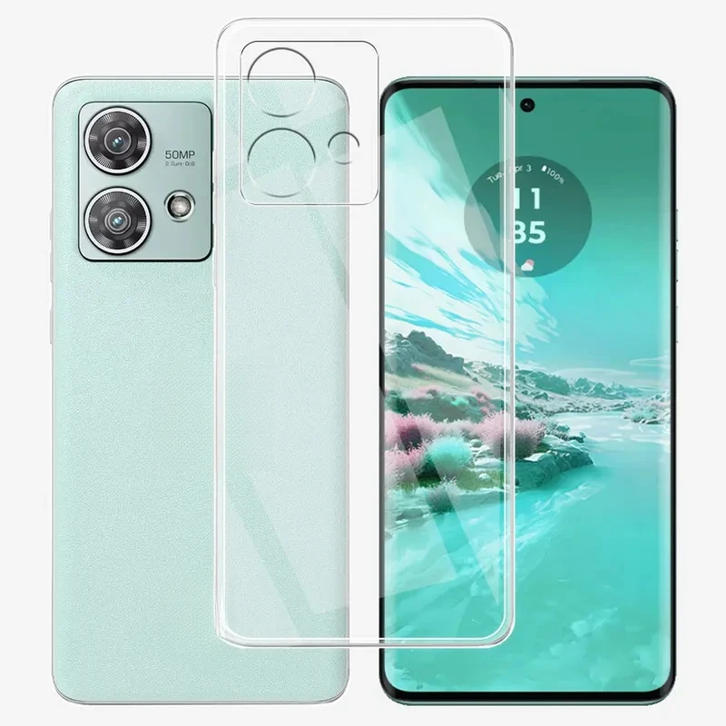 Clear Silicone Soft Phone Case Protective Back Cover
