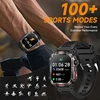 2024 New Military Outdoor Men's Smart Watch 600 mAh Battery Waterproof Fitness Blood Oxygen Bluetooth Call Smartwatch For Xiaomi 3