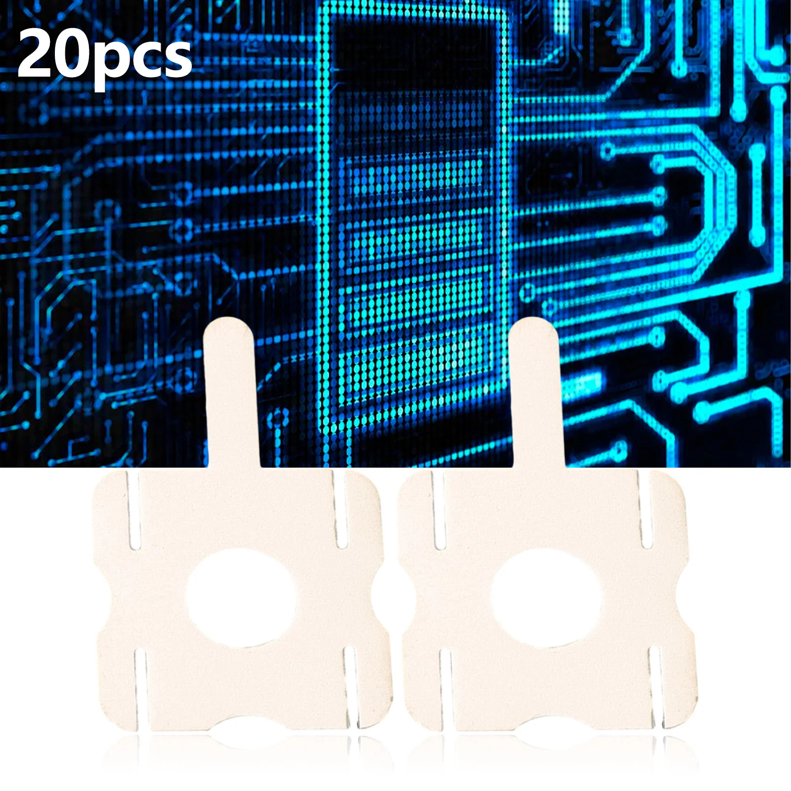 

20pcs U-shaped Nickel Sheets Battery Pack 4S Battery Pack Nickel Plated Steel Spot Weldable For Lithium Batteries Power Tools