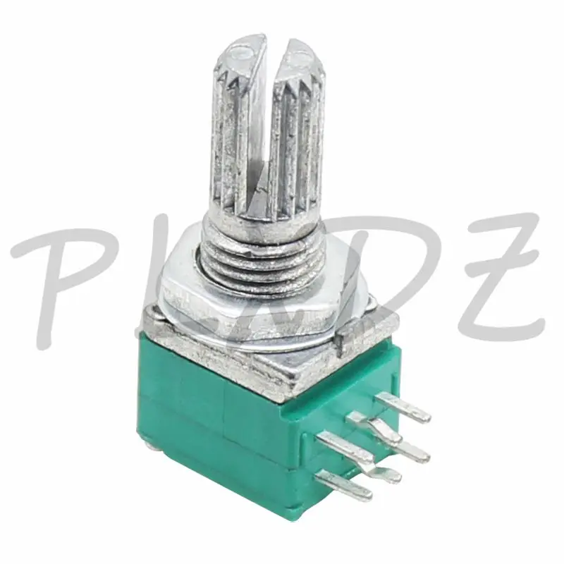 5pcs RK097G 5K 10K 20K 50K 100K B5K with a switch audio 6pin shaft 15mm amplifier sealing