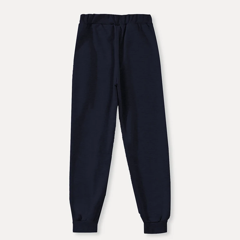 1 pair of boy pants Autumn Winter Haren pants Gray black navy blue plain everything pretty boy sweatpants Children's Stude