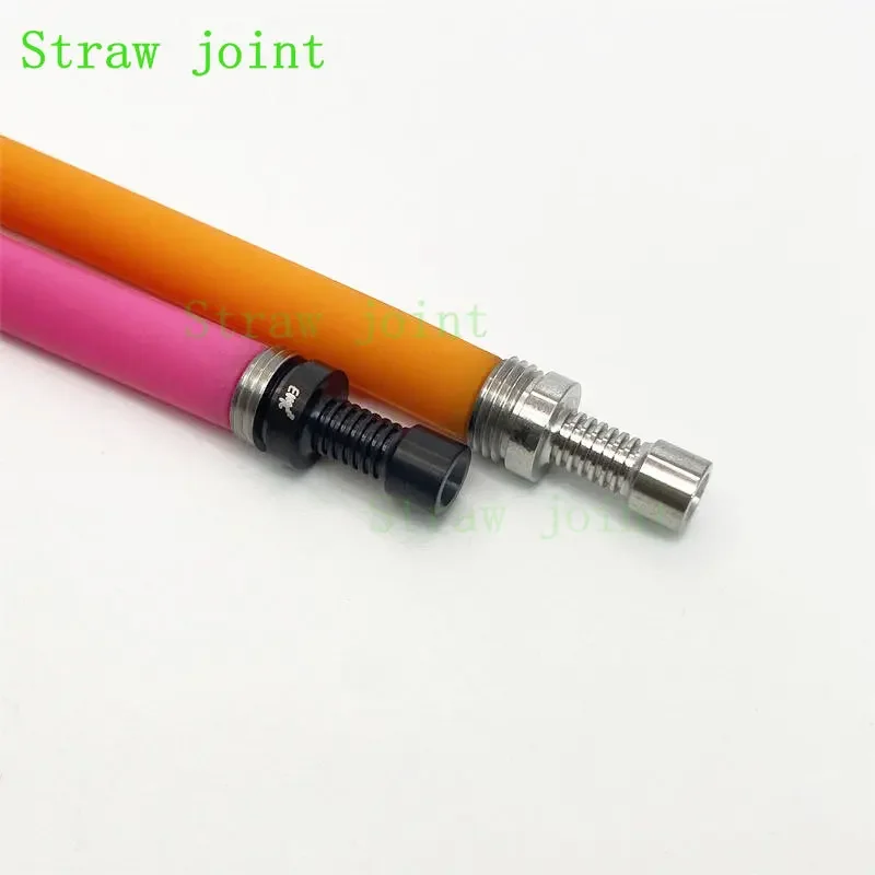 510 Stainless Steel EMC Billet Box BB Interface Pipette Connector Straw Joint 1PCS pipette connector