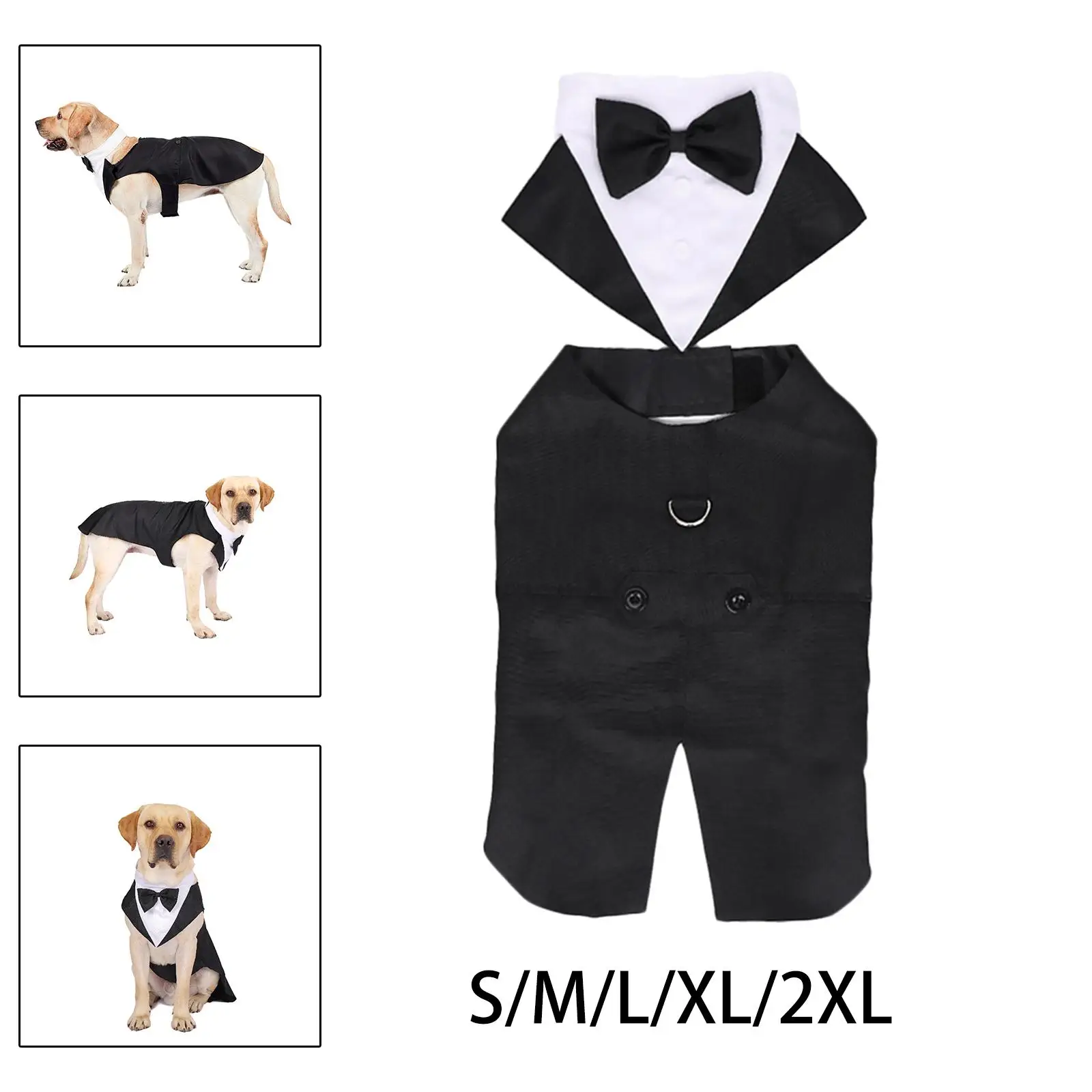 Elegant Dog Tuxedo Costume 4