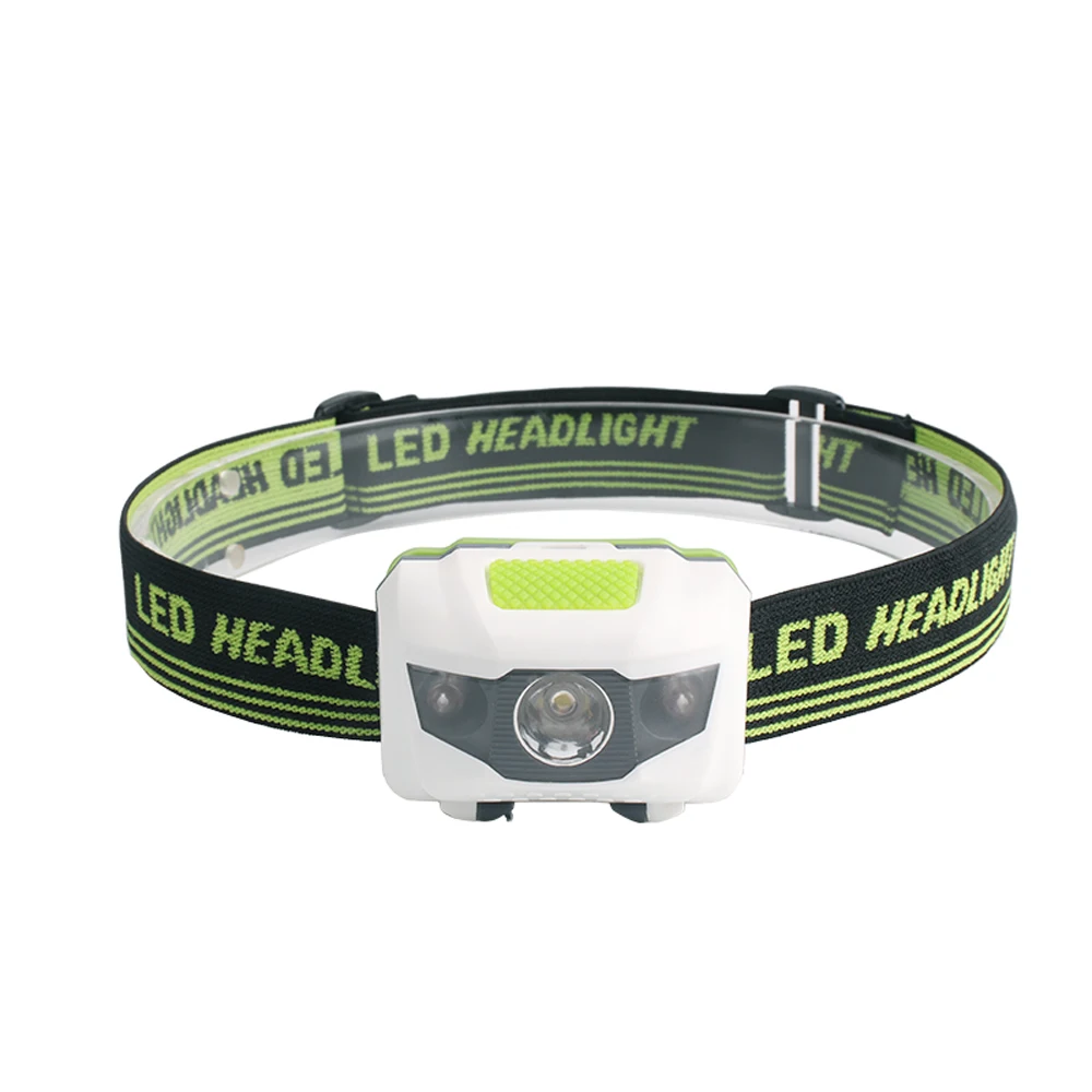 

BORUiT LED Mini Headlamps 600LM 4-Mode Waterproof Head Torch Use AAA Battery Head Torch for Camping Hunting Fishing