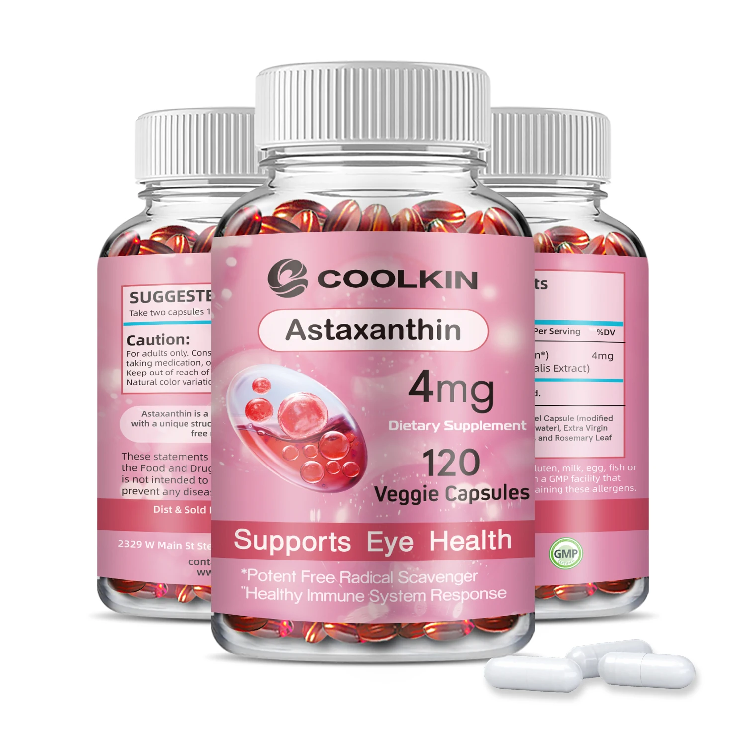 Astaxanthin - Supports Eye, Joint and Skin Health, Promotes Metabolism and Improves Immunity