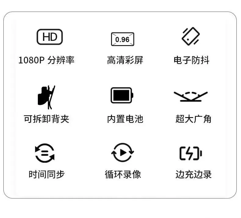 Portable Thumb Pet Camera HD 1080p Detachable Pet Recorder Anti-shake Cat Dog View Thumb Camera Collar High-definition Outdoor