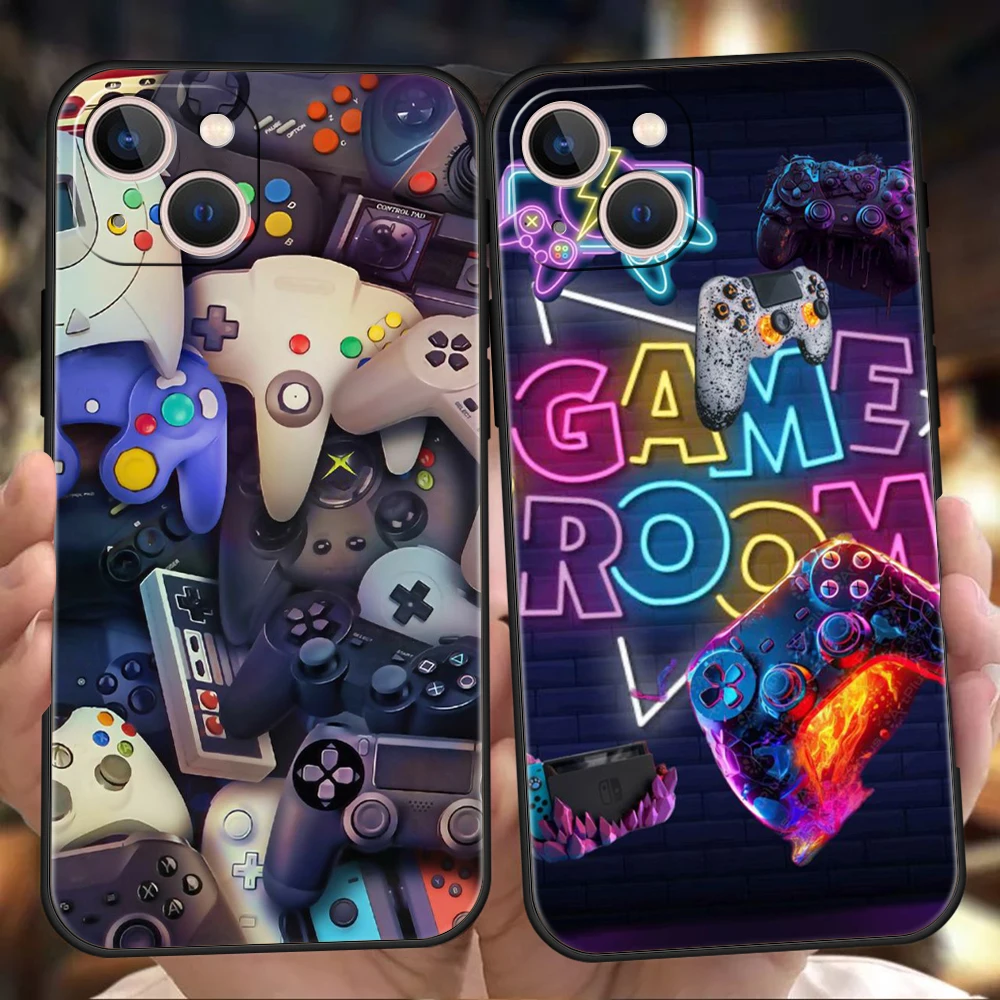 Retro Game Controller Shockproof Silicone Phone Case