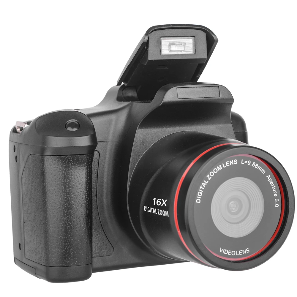 1080P 16MP 캠코더, 2.4인치 LCD 화면, 사진 및 비디오 촬영용 브이로그 카메라 비디오 레코더