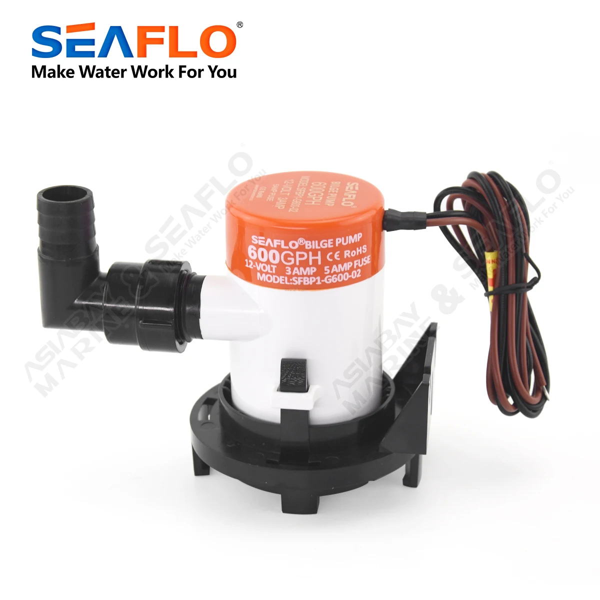 Bilge Pump Marine Water Pump Seaflo Submersible Pump Electric Water Pump 600GPH Filter Water Mini 12V Bilge Evacuation Boat Ship Marine