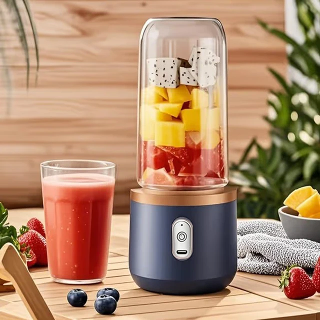 1pc Portable Children's Juicer Cup - Mini Juicer for Kids Easy to Use and Clean Perfect for Healthy Juicing at Home or On-the-Go 2