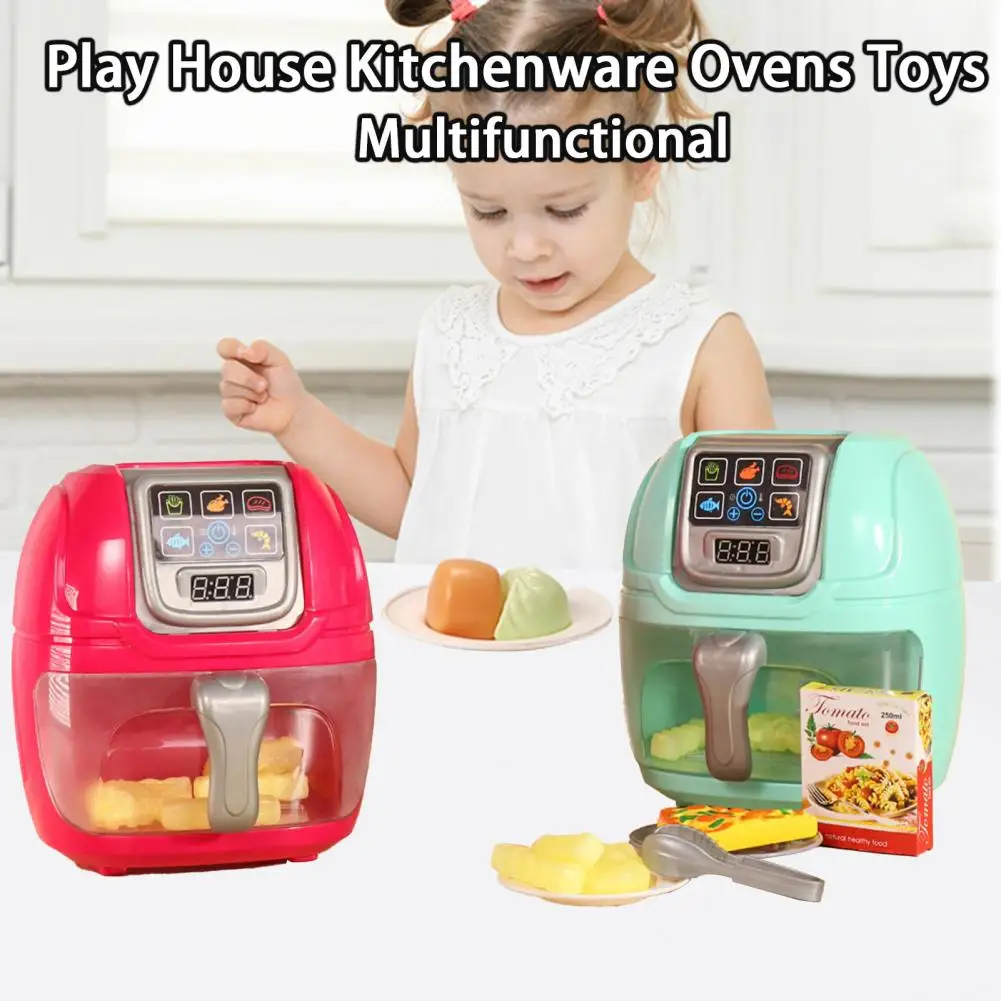 

Игрушки для игрового домика, умный сенсорный дисплей, функция приготовления пищи, игрушки для ролевых игр, кухонные принадлежности, духовки, фритюрница, игрушки для мальчиков, 1 комплект