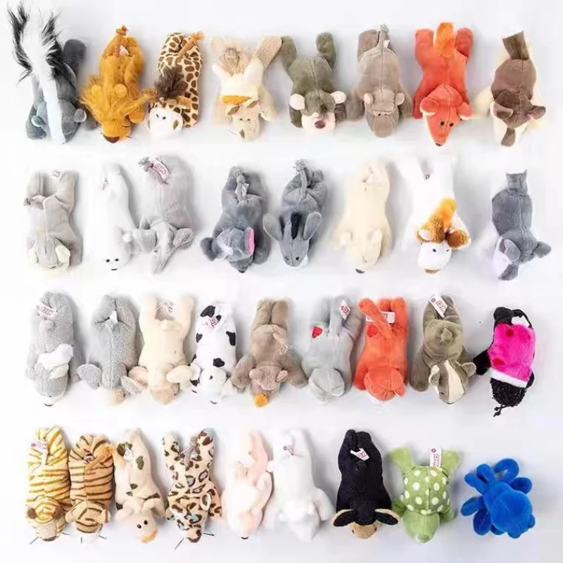 Cute Panda Plush Fridge Magnet Cartoon Animal Doll Home Decor