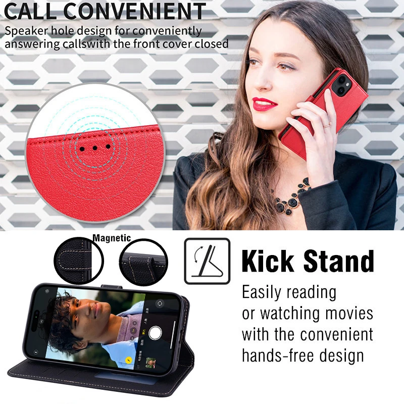 Custodia Flip Con Portafoglio Shantime Per Xiaomi Redmi Note 7 / Note 7 Pro / Note 7S - Cover Protettiva In Tessuto Oxford E Pelle PU, Chiusura Magnetica, 3 Slot Per Carte E Tasca Contanti, Funzione Cavalletto - copertina