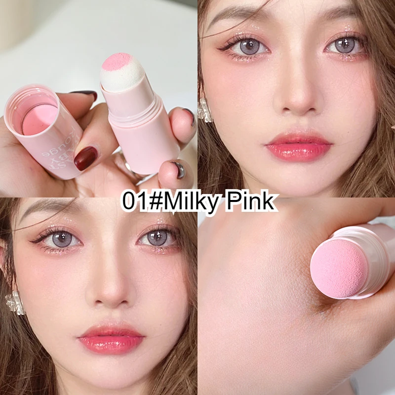 Blush Stick Yunrou Soft Fog Brightening DualUse Lips Cheeks Korean Style Women Makeup