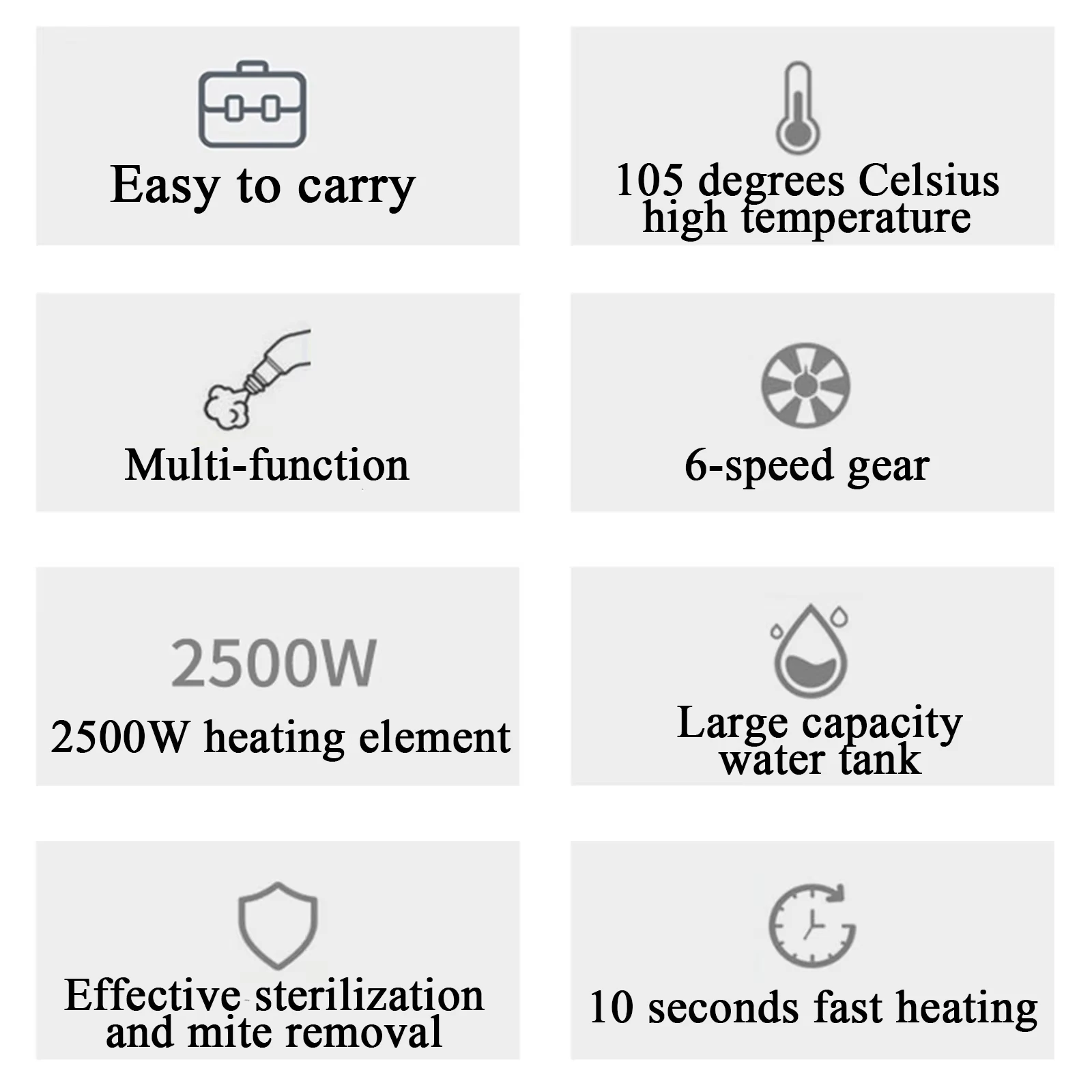 2500W 110V220V High Pressure High Temperature Household Steam Cleaners Air Conditioning Kitchen Hood Car Steaming Cleaner