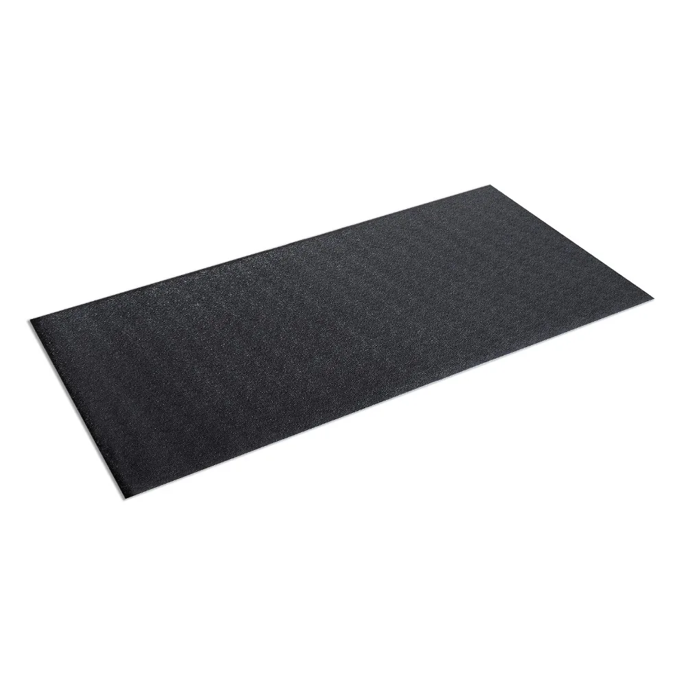 

Treadmill Mat - Standard Quality Dense Foam Vinyl - Fitness Equipment Mat Black 36 In. X 78 In. Yoga Mats Sports Exercise Gym