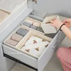 3pcs/1set Underwear Storage Box Foldable Non-woven Storage Box Six-piece Set Underwear Bra Socks Drawer Storage Finishing Box 1
