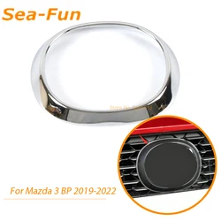Autocollant de décoration de Logo avant de voiture Mazda 3 2019 2020 2021 2022 ABS chromé, accessoires de Modification extérieure 