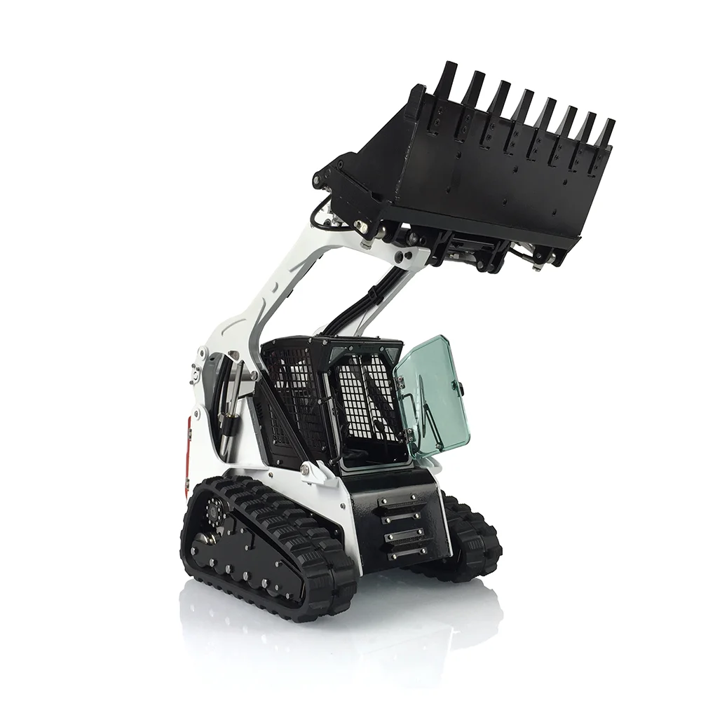 Toys LESU 1/14 Hydraulic Aoue-LT5 RC Loader Metal Tracked Skid-Steer DIY Model Lights KIT Motor Servo ESC For Boys THZH1187 2