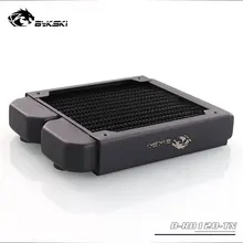 

Bykski 28mm Thickness 120mm Length Copper Single Row Radiator Computer Water Discharge Liquid Heat Sink for 12cm Fans B-RD120-TN