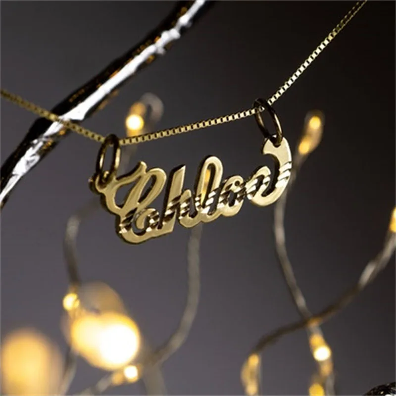 

Customize Golden Photo Album Hip Hop Cute Chunky Necklace Bridesmaids Male LGBT Dating Child Decoration Novelty High Quality