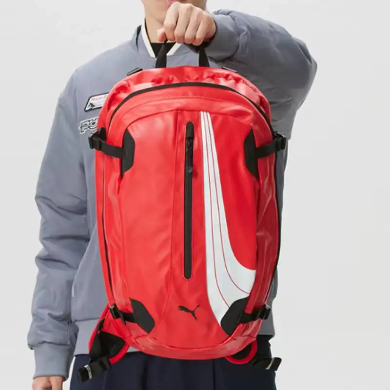 PUMA 모드 핫 22L 중형 배낭 새로운 도착 레드 견고한 보호 직물 트레이닝 배낭 노트북 학교 배낭 092521-02,
