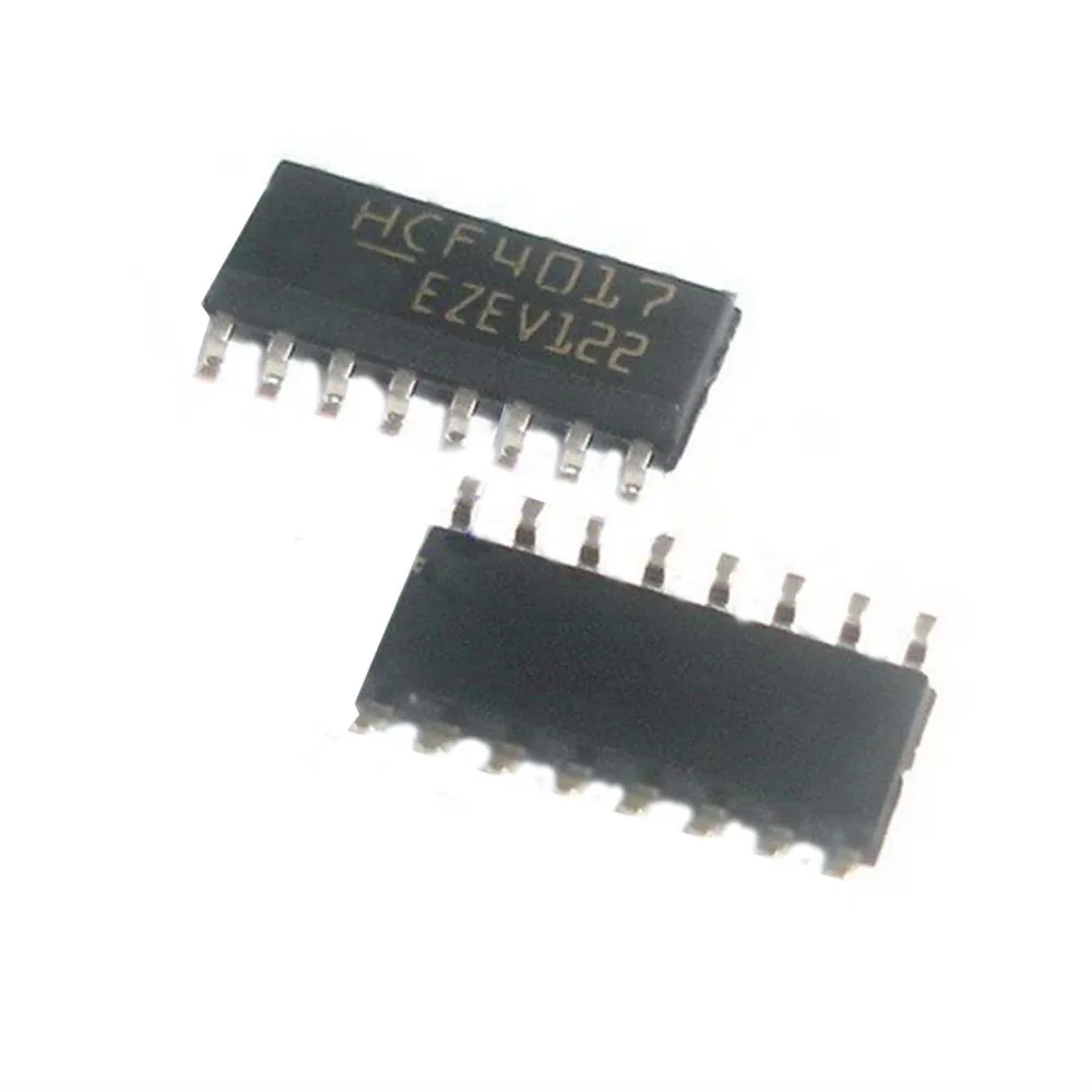 

10 PCS HCF4017M SOP-16 HCF4017 HCF4017M013TR SMD Decade Counter Chip IC